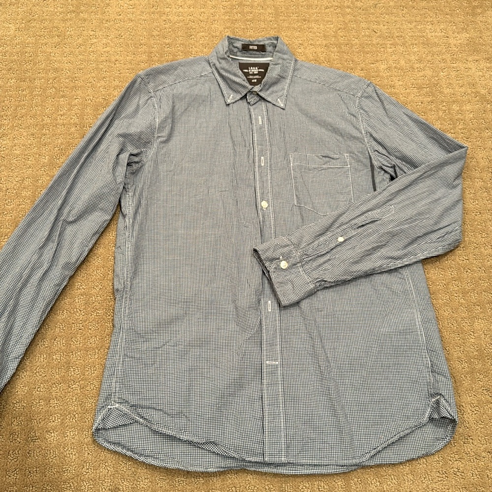 H&M casual button shirt. L.O.G.G. Line